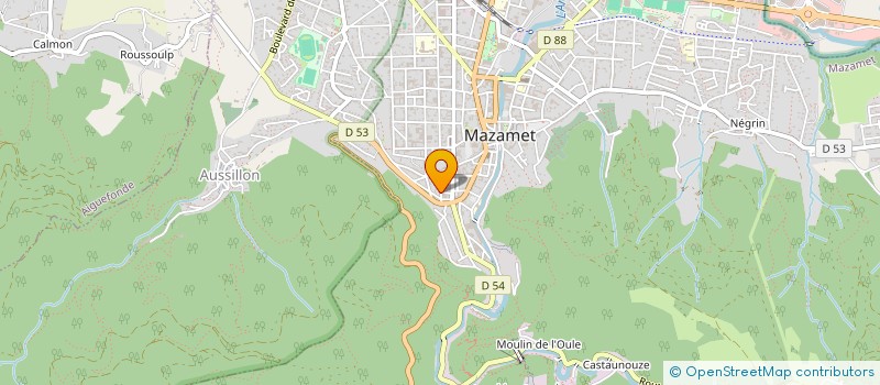 localisation de l'entreprise SCI IMMO TOULOUSE à MAZAMET