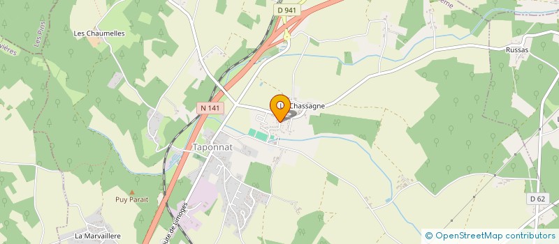 localisation de l'entreprise SCI IMMO TOUZE à TAPONNAT-FLEURIGNAC