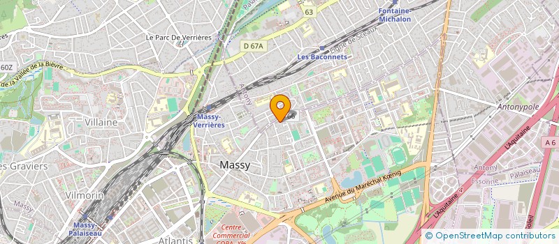 localisation de l'entreprise SCI IMMO TOV à MASSY