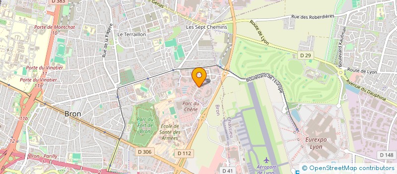 localisation de l'entreprise SCI IMMO'TREND  BRON