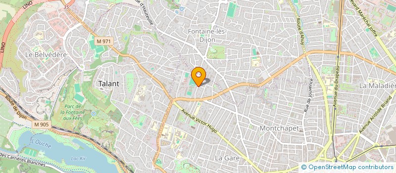 localisation de l'entreprise SCI IMMO VAIA à DIJON