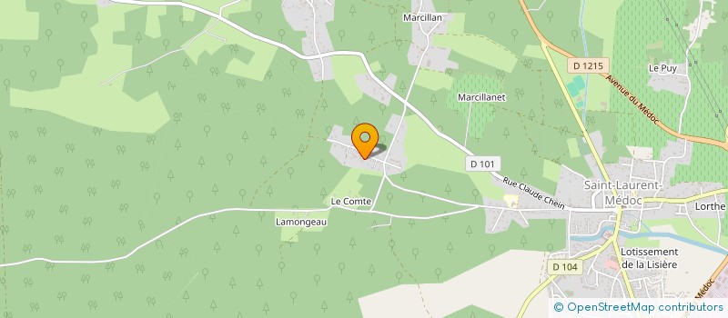 localisation de l'entreprise SCI IMMO VALERIAN  SAINT LAURENT MEDOC