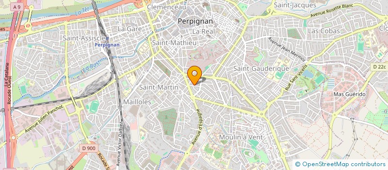 localisation de l'entreprise SCI IMMO VAUBAN IMMOBILIERE à PERPIGNAN