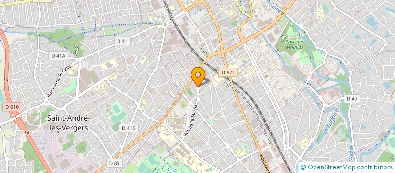 localisation de l'entreprise SCI IMMO-VERDUN - 18 RUE DE VERDUN  SAINT-ANDRE-LES-VERGERS