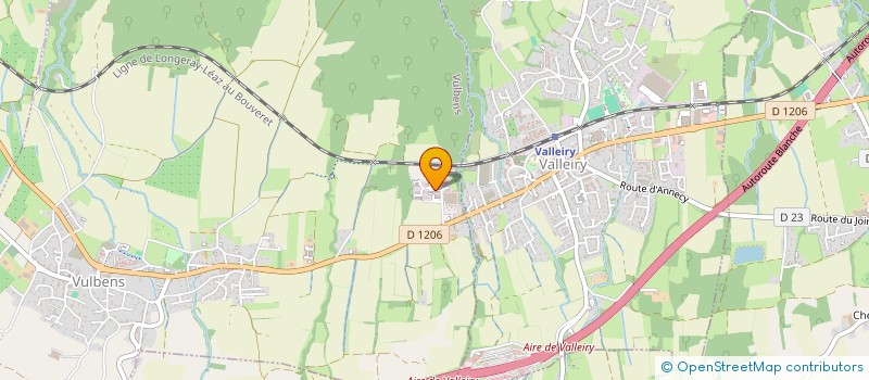 localisation de l'entreprise SCI IMMO VUACHE  VULBENS