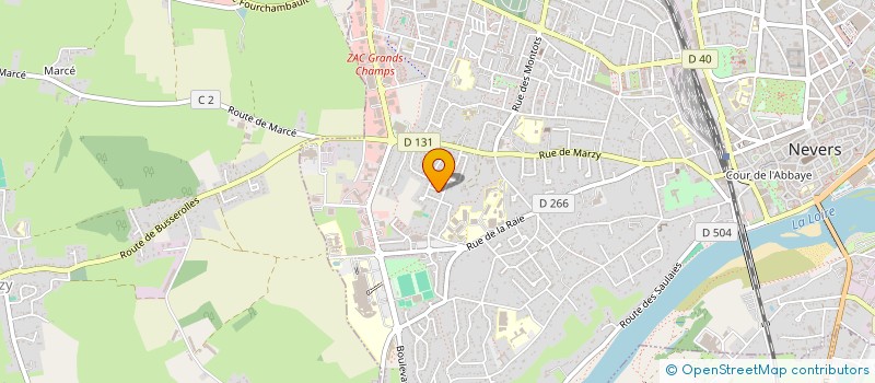 localisation de l'entreprise SCI IMMO WM  NEVERS