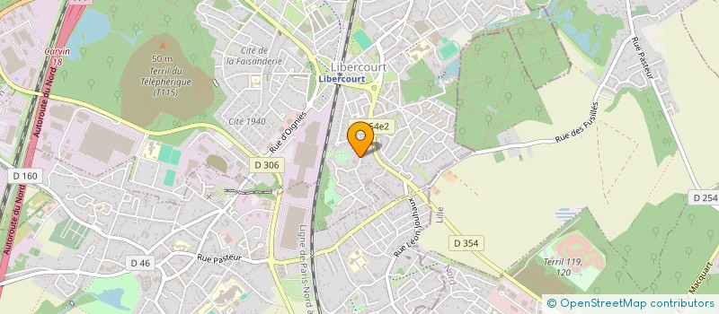 localisation de l'entreprise SCI IMMO-Y  LIBERCOURT