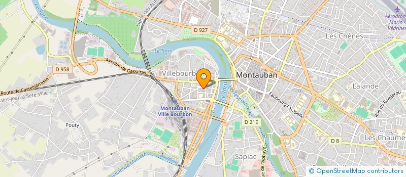 localisation de l'entreprise SCI IMMO-YACINE  MONTAUBAN