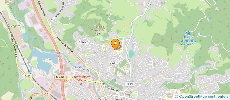 localisation de l'entreprise SCI IMMO YOZCAT à SAINT-DIE-DES-VOSGES