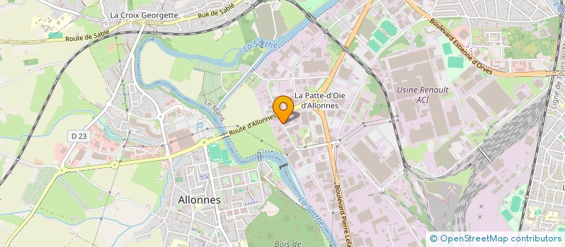 localisation de l'entreprise SCI IMMO Z 3  LE MANS