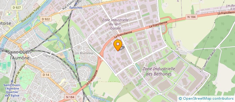 localisation de l'entreprise SCI IMMO-Z à SAINT-OUEN-L'AUMONE