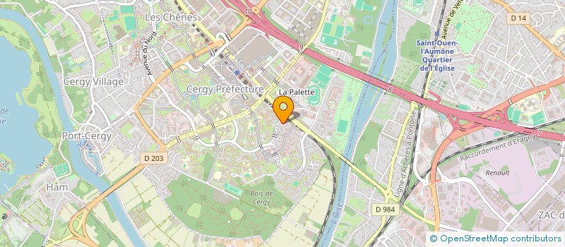 localisation de l'entreprise SCI IMMO-Z2  PONTOISE