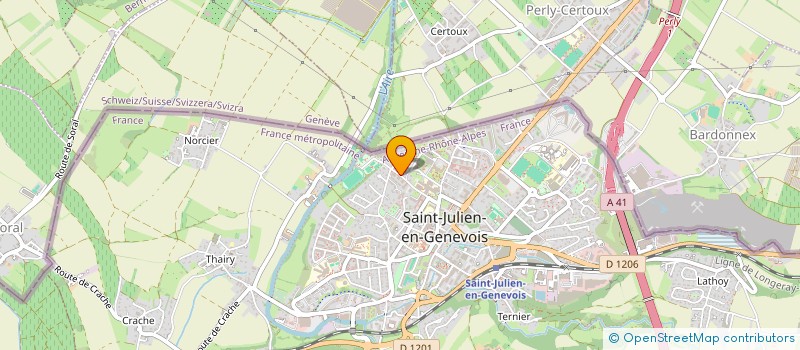 localisation de l'entreprise SCI IMMO ZAYN  SAINT-JULIEN-EN-GENEVOIS