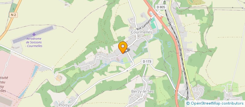 localisation de l'entreprise SCI IMMO2 PRO INVEST  COURMELLES