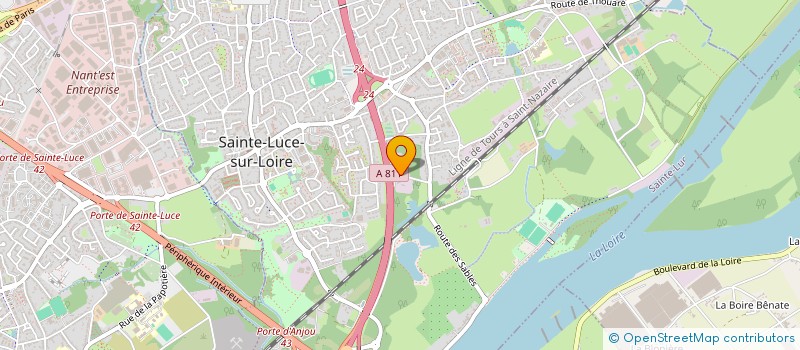 localisation de l'entreprise SCI IMMO2S  SAINTE-LUCE-SUR-LOIRE