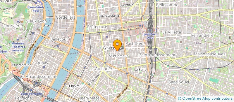 localisation de l'entreprise SCI IMMO3  LYON