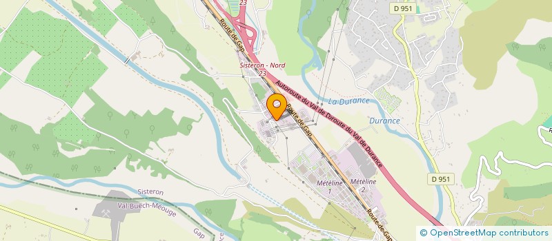 localisation de l'entreprise SCI IMMO6  SISTERON