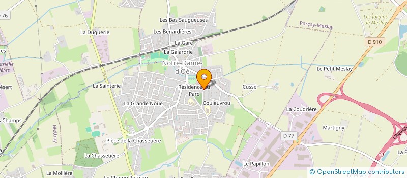 localisation de l'entreprise SCI IMMOB 99  NOTRE-DAME-D'OE
