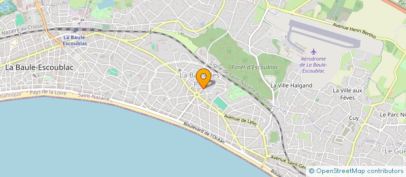 localisation de l'entreprise SCI IMMOBAT 44  LA BAULE-ESCOUBLAC