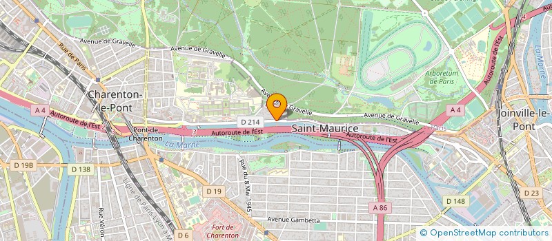 localisation de l'entreprise SCI IMMOBAT à SAINT-MAURICE