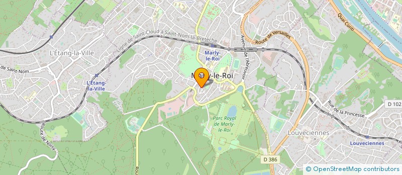 localisation de l'entreprise SCI IMMOBEL  MARLY-LE-ROI