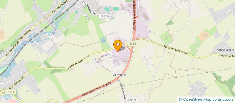 localisation de l'entreprise SCI IMMOBEL  MONTIVILLIERS