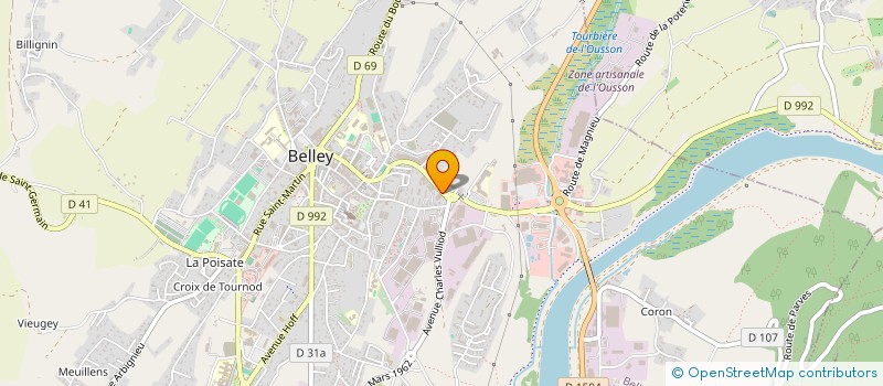 localisation de l'entreprise SCI IMMOBEL 7  BELLEY