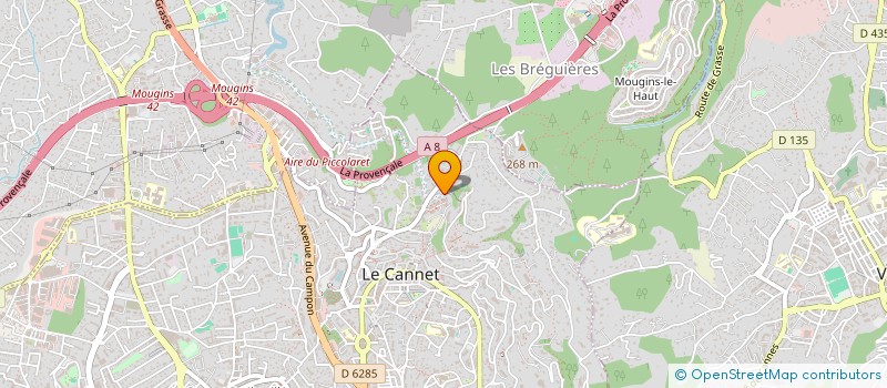 localisation de l'entreprise SCI IMMOBEL  LE CANNET