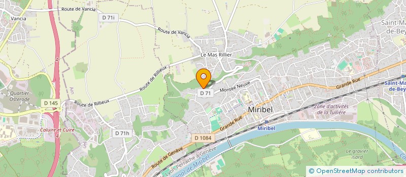 localisation de l'entreprise SCI IMMOBEY à MIRIBEL