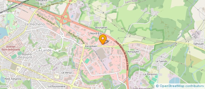 localisation de l'entreprise SCI IMMOBH à VANNES