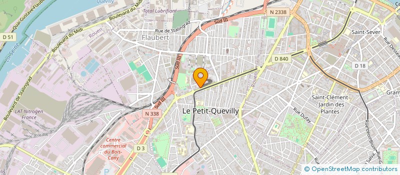 localisation de l'entreprise SCI IMMOBI à LE PETIT-QUEVILLY