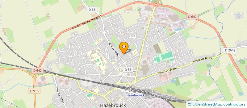 localisation de l'entreprise SCI IMMOBIDIK  HAZEBROUCK