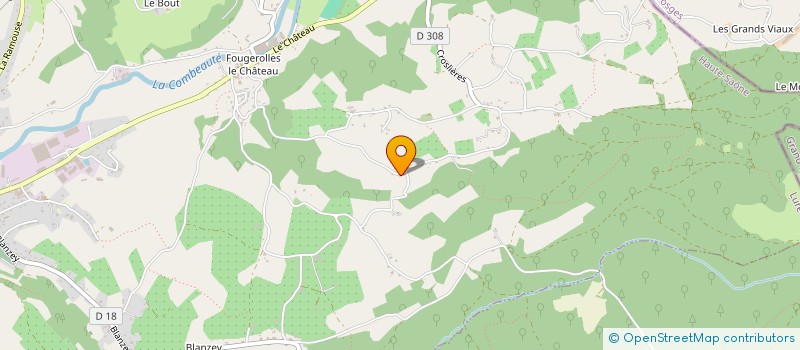 localisation de l'entreprise SCI IMMOBILERE RB  FOUGEROLLES-SAINT-VALBERT