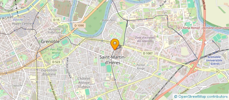 localisation de l'entreprise SCI IMMOBILI'AIR  SAINT-MARTIN-D'HERES