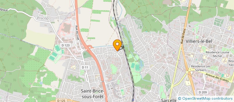 localisation de l'entreprise SCI IMMOBILIAR 26 à SAINT-BRICE-SOUS-FORET