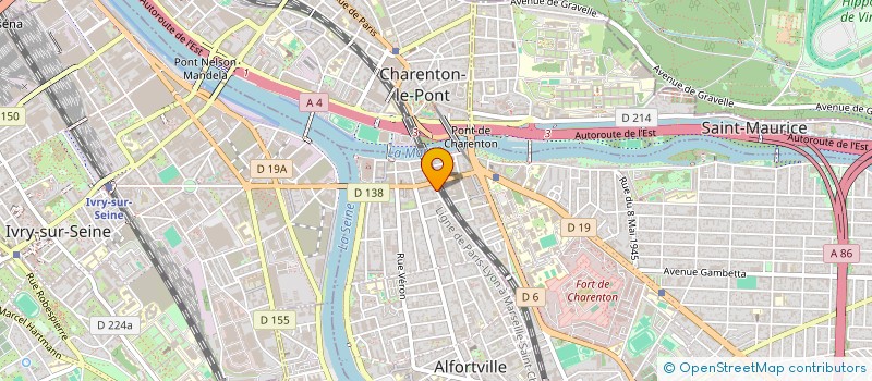 localisation de l'entreprise SCI IMMOBILIARE à ALFORTVILLE