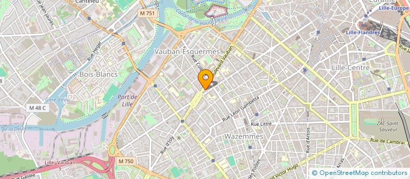 localisation de l'entreprise SCI IMMOBILIER 23 à LILLE