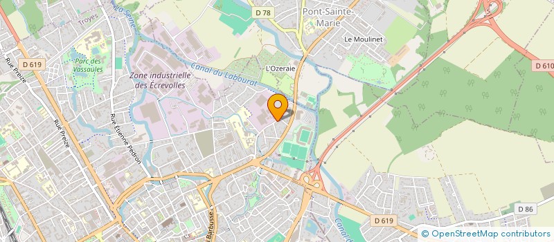 localisation de l'entreprise SCI IMMOBILIER CASTRO à TROYES