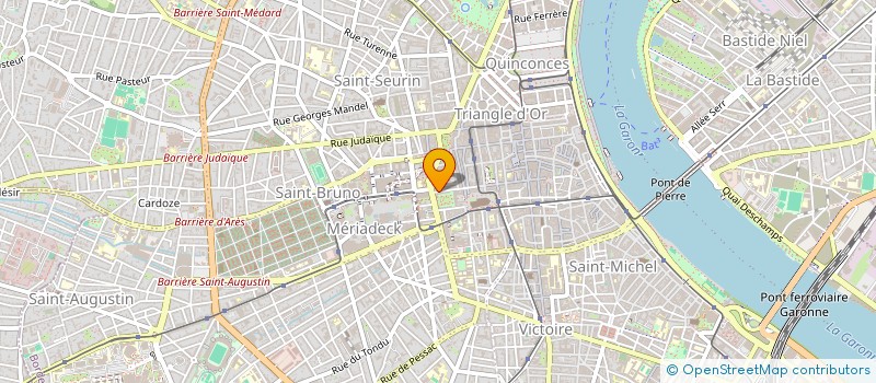 localisation de l'entreprise SCI IMMOBILIER CENTRE BORDEAUX à BORDEAUX