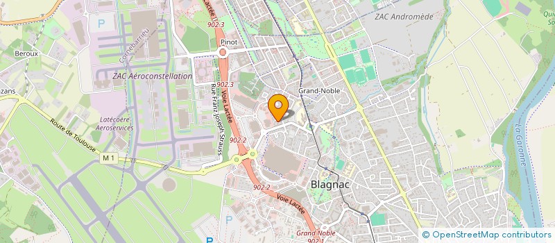 localisation de l'entreprise SCI IMMOBILIER DE L'ETOILE  BLAGNAC