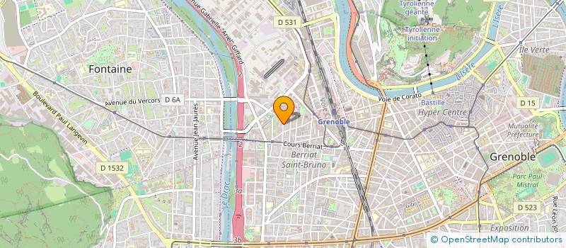 localisation de l'entreprise SCI IMMOBILIER FAMILLE GAIRIN  GRENOBLE