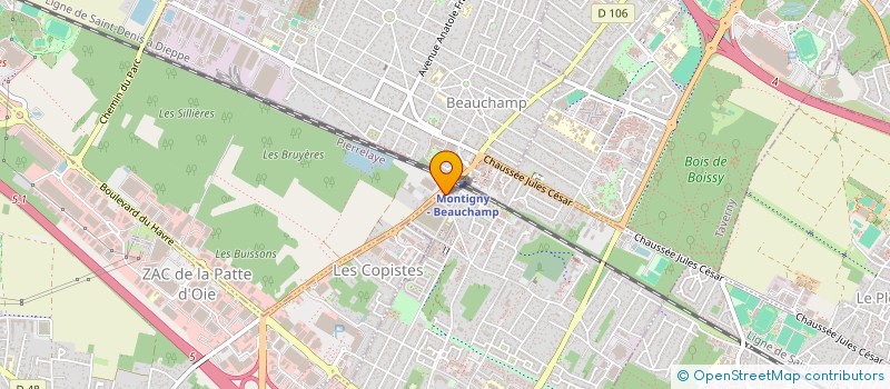 localisation de l'entreprise SCI IMMOBILIER FELLA 95  MONTIGNY-LES-CORMEILLES