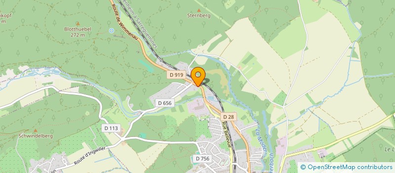 localisation de l'entreprise SCI IMMOBILIER GULERYUZ  INGWILLER