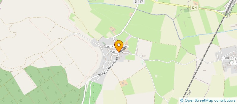 localisation de l'entreprise SCI IMMOBILIER JSD  SAULXURES-LES-VANNES