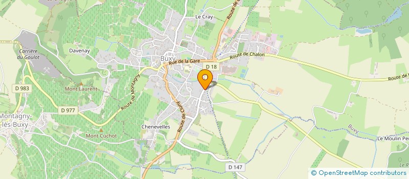 localisation de l'entreprise SCI IMMOBILIER MONNOT  SAINT-MARCEL