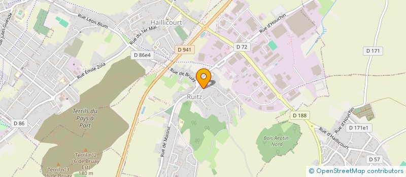 localisation de l'entreprise SCI IMMOBILIER STRAZEELE  RUITZ