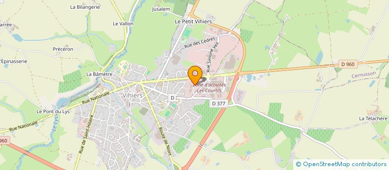 localisation de l'entreprise SCI IMMOBILIER VS à LYS-HAUT-LAYON