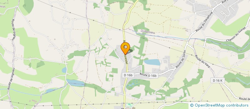 localisation de l'entreprise SCI IMMOBILIERE 2LY  LA CHAPELLE-DE-LA-TOUR