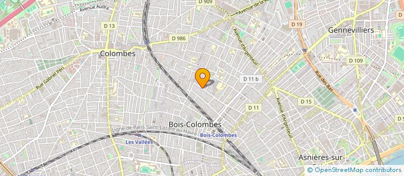localisation de l'entreprise SCI IMMOBILIERE 600 SECLIN - EN ABREGE I 600 S à BOIS-COLOMBES
