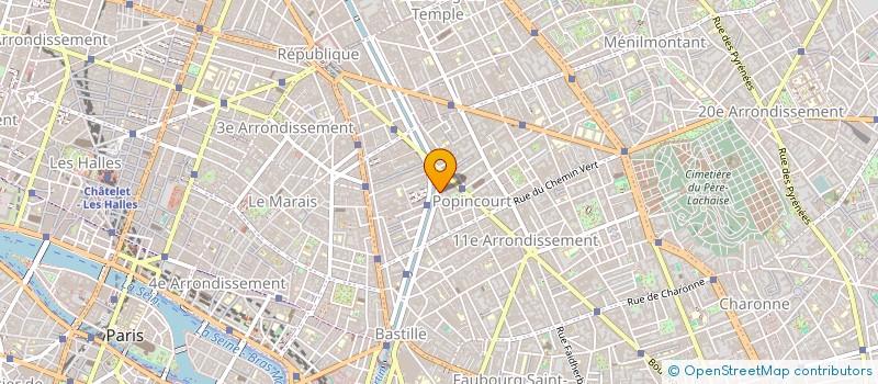 localisation de l'entreprise SCI IMMOBILIERE 74  PARIS